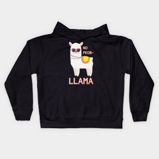 No Prob Llama - Funny Llama Kids Hoodie